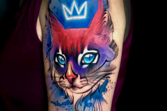 nikaveratattoo-kot-zwierze-realistyczny-realizm-watercolor-tatuaz-na-rece-wroclaw